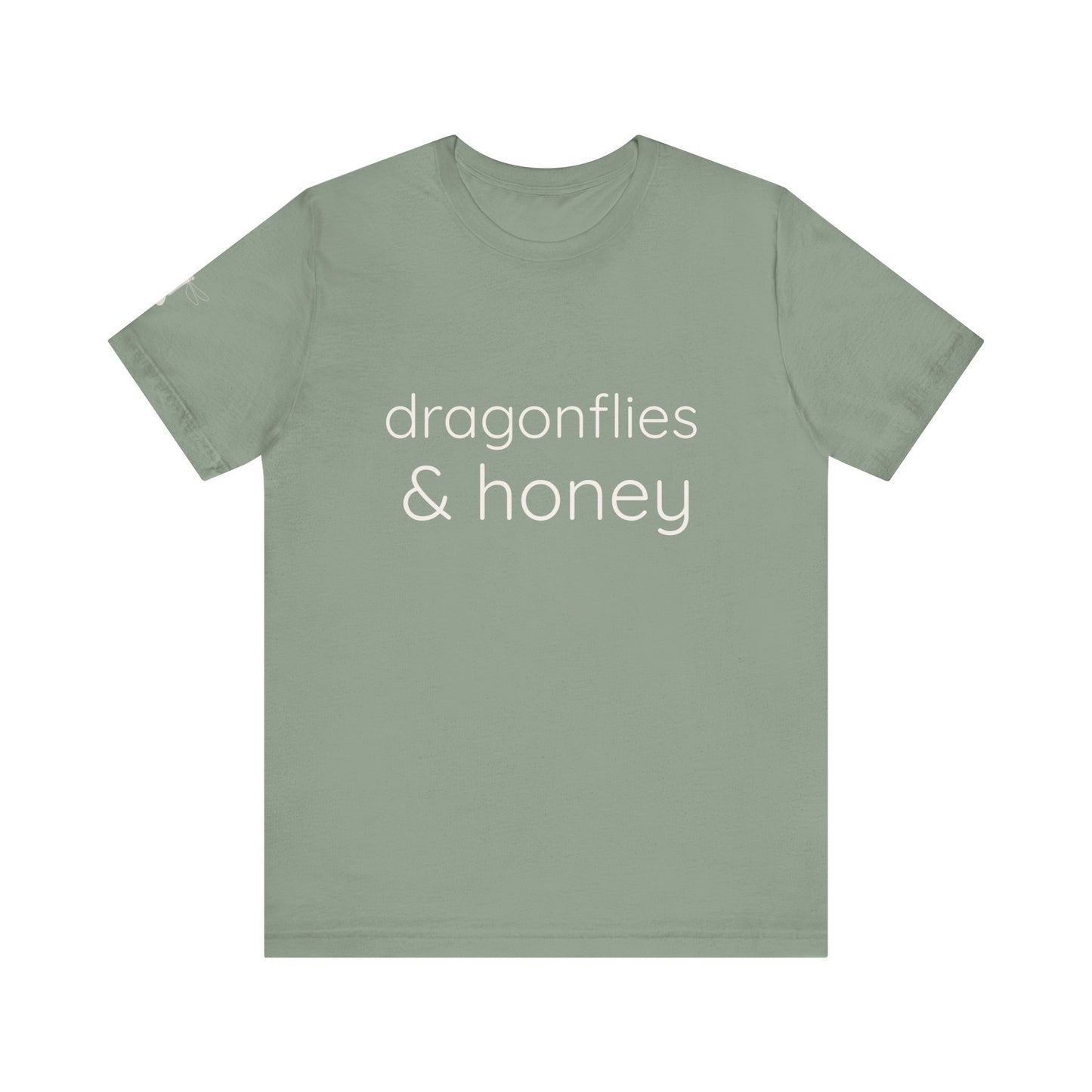 Signature dragonflies & honey soft tee