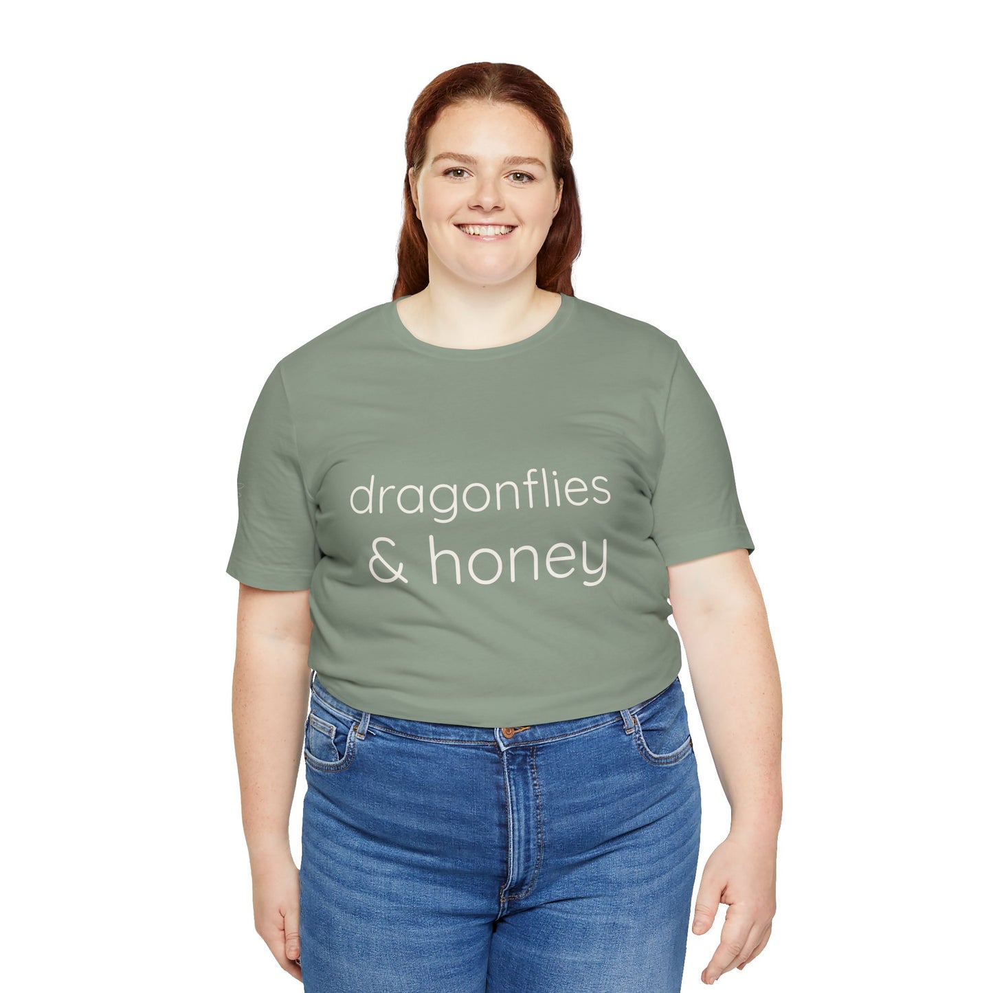 Signature dragonflies & honey soft tee