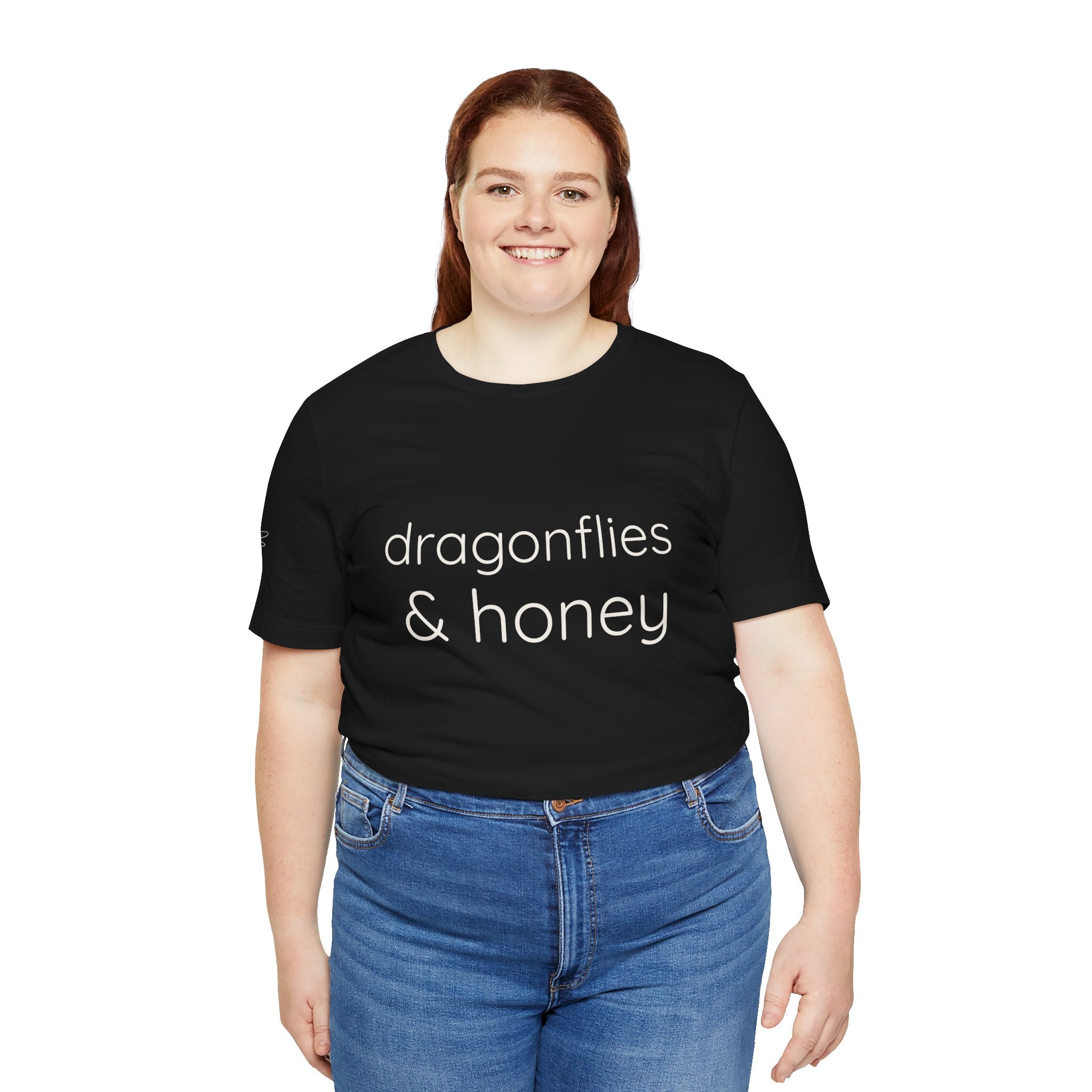 Signature dragonflies & honey soft tee