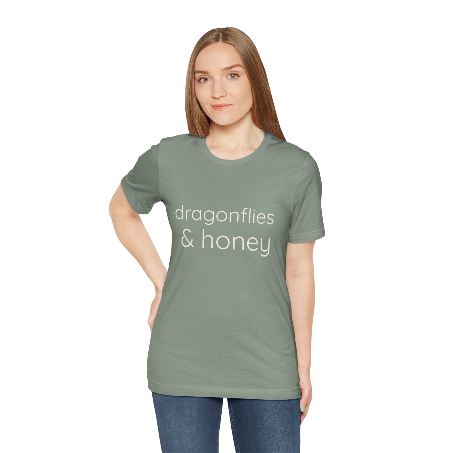 Signature dragonflies & honey soft tee
