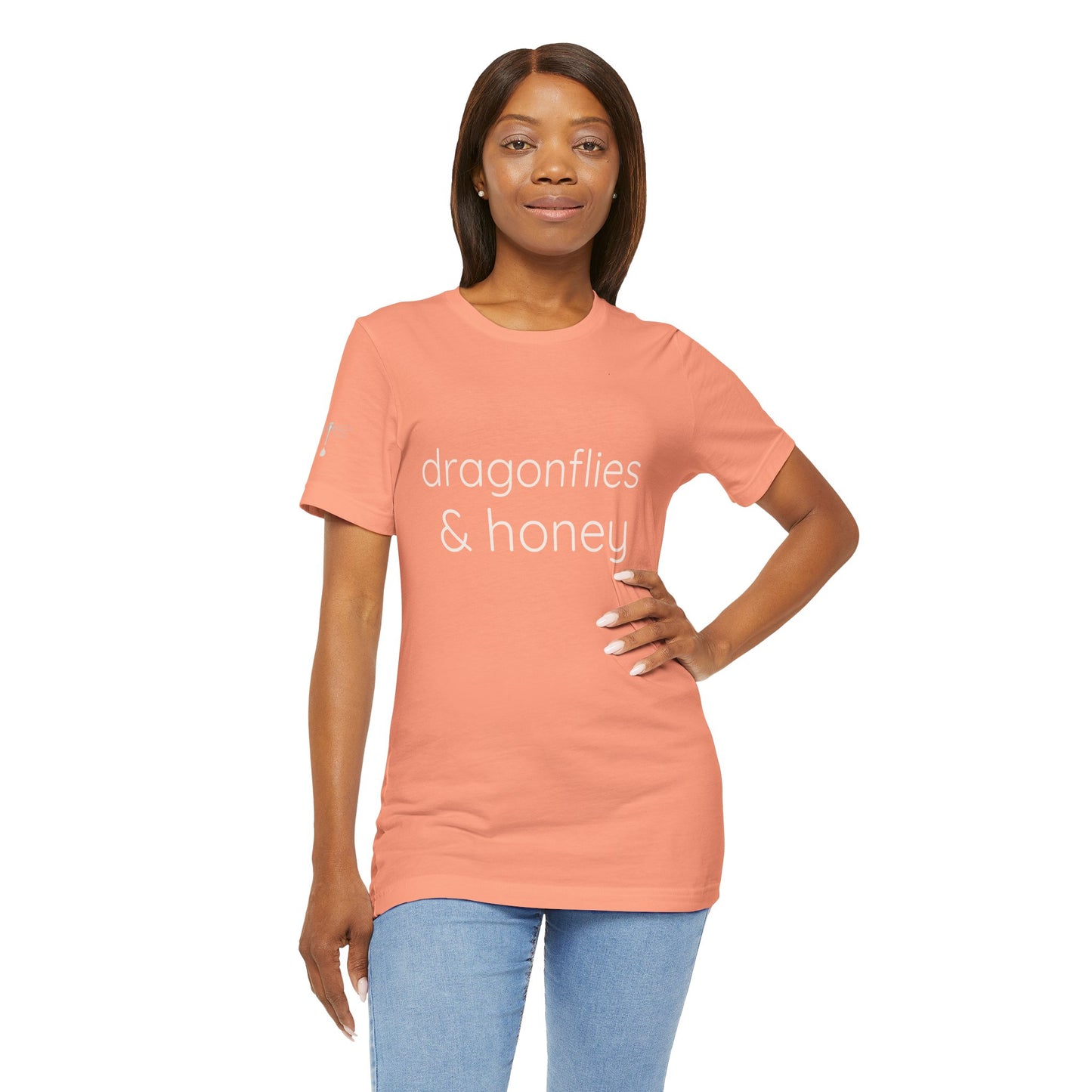 Signature dragonflies & honey soft tee