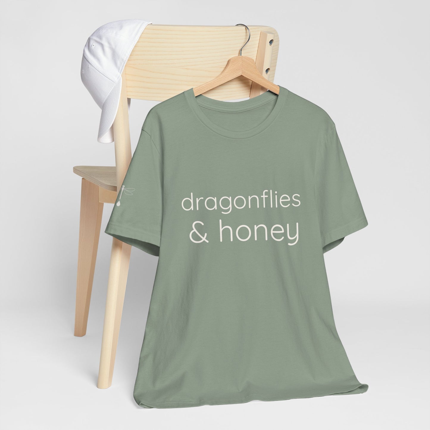 Signature dragonflies & honey soft tee